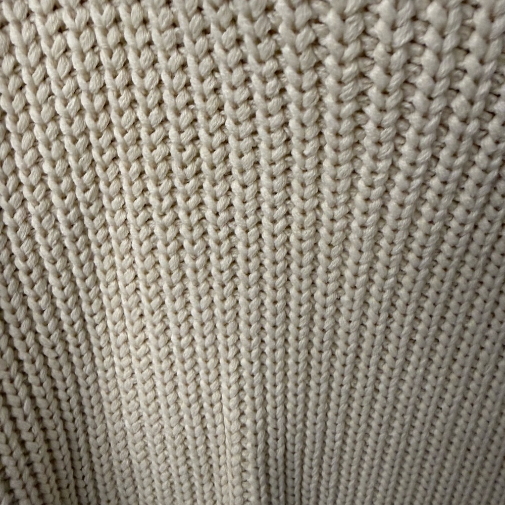 Free People “Swim Too Deep” Cream Turtle Neck Sweater - Picture 6 of 11